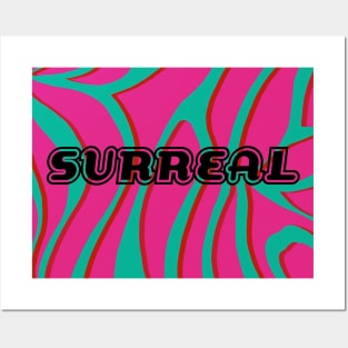 Surreal Zebra Print Posters and Art